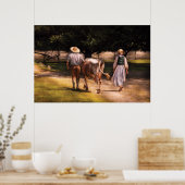 Kuh - Zeit zum Melken Poster (Küche)