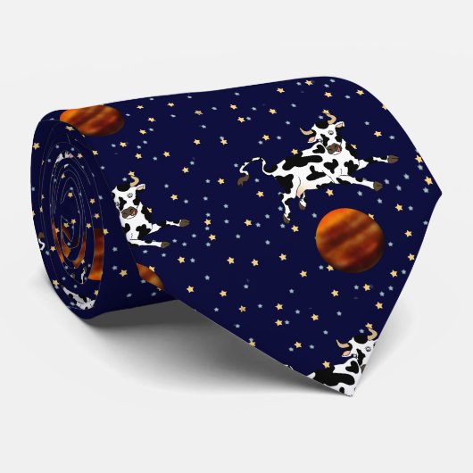 Kuh zielt höhere, gemusterte Krawatte (Gerollt)