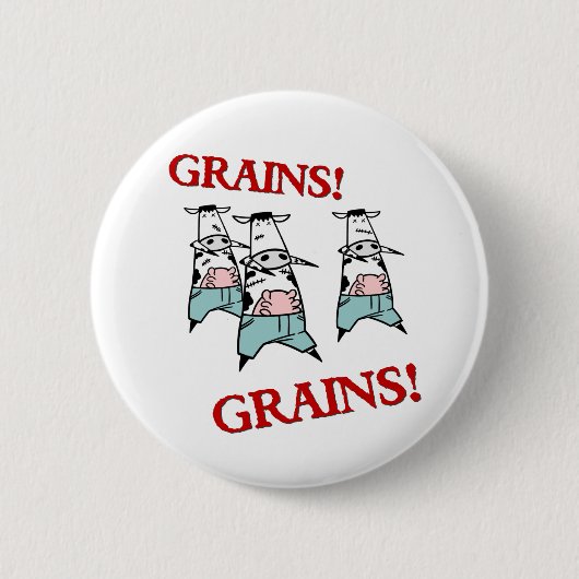 Kuh-Zombies Button (Vorderseite)