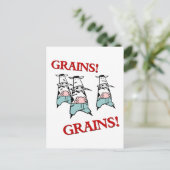 Kuh Zombies Postkarte (Stehend Vorderseite)