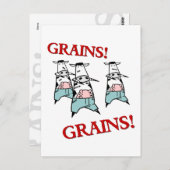 Kuh Zombies Postkarte (Vorne/Hinten)