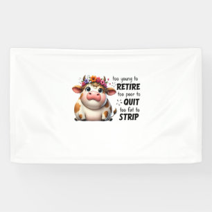 Kuh zu jung, um zu arm zurückzugewinnen, um zu fet banner