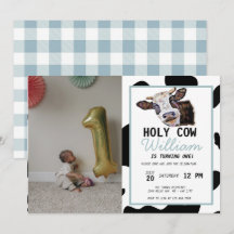 Kuh zum Geburtstag Einladung