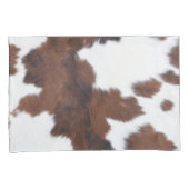 Kuhblume und Weiß Kissenbezug (Vorderseite-Rechts)