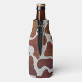 Kuhbraun und Weiß Flaschenkühler (Flasche Rückseite)