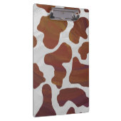 Kuhbraun und Weiß Klemmbrett (Rechts)