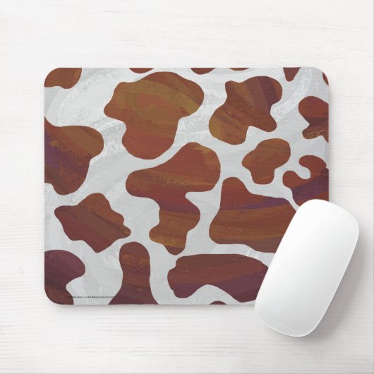 Kuhbraun und Weiß Mousepad (Mit Mouse)