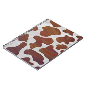 Kuhbraun und Weiß Notizblock