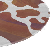 Kuhbraun und Weiß Schneidebrett (Ecke)