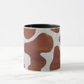 Kuhbraun und Weiß Tasse (Zentrum)