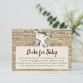 Kuhbücher für die Kinderkarte Begleitkarte (Stehend Vorderseite)