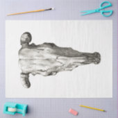 Kuhbull-Schädel-Dekoupage Vintage Farm Ranch Seidenpapier (Basteln)