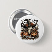 Kuhbulle Halloween Button (Vorne & Hinten)