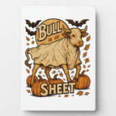 Kuhbulle Halloween Fotoplatte (Vorderseite)