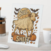 Kuhbulle Halloween Sockelschild (In Situ)