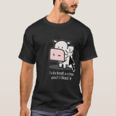 KuhClicker (dunkel) T-Shirt (Vorderseite)
