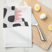 Kuhdesign Handtuch (Viertel Falte)