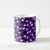 Kuhdruck auf Lila, Kaffeetasse (VorderseiteRechts)