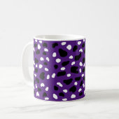 Kuhdruck auf Lila, Kaffeetasse (Vorderseite Links)