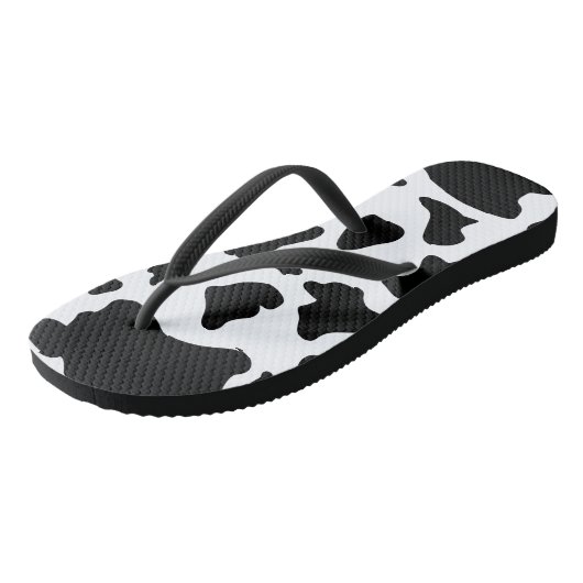 Kuhdruck Badesandalen (Schrägansicht)