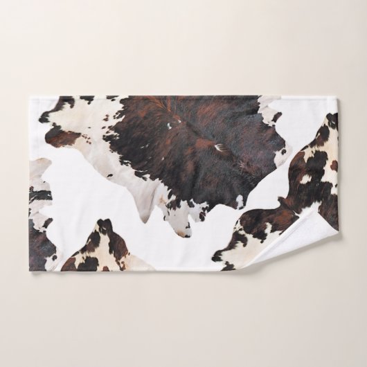 Kuhdruck Badhandtuch Set (Handtuch)
