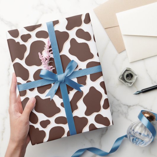 Kuhdruck Chic Geschenkpapier (Schenken)