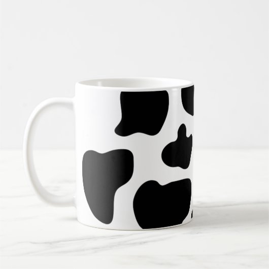 Kuhdruck-Kaffee-Tasse | Personalizable Kaffeetasse (Links)