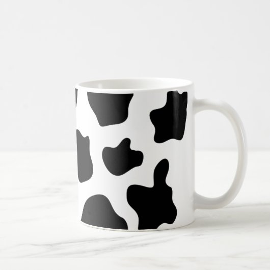 Kuhdruck-Kaffee-Tasse | Personalizable Kaffeetasse (Rechts)