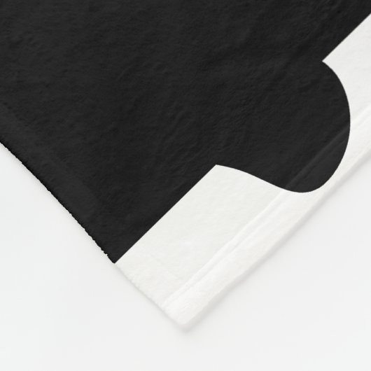 Kuhdruck, Kuhstrümpfe, Schwarz und Weiß, Ihr Name Fleecedecke (Ecke)