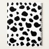 Kuhdruck, Kuhstrümpfe, Schwarz und Weiß, Ihr Name Planer (Rückseite)