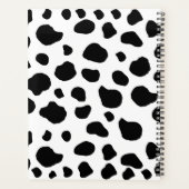 Kuhdruck, Kuhstrümpfe, Schwarz und Weiß, Ihr Name Planer (Rückseite)