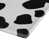 Kuhdruck, Kuhstrümpfe, Schwarz und Weiß, Ihr Name Schneidebrett (Ecke)