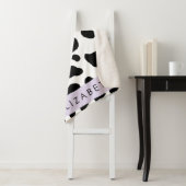 Kuhdruck, Kuhstrümpfe, Schwarz und Weiß, Ihr Name Sherpadecke (Beispiel)