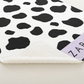 Kuhdruck, Kuhstrümpfe, Schwarz und Weiß, Ihr Name Sherpadecke (3/4)