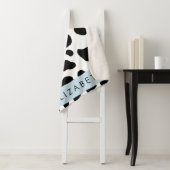 Kuhdruck, Kuhstrümpfe, Schwarz und Weiß, Ihr Name Sherpadecke (Beispiel)