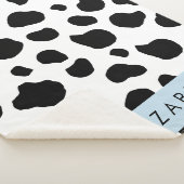 Kuhdruck, Kuhstrümpfe, Schwarz und Weiß, Ihr Name Sherpadecke (3/4)