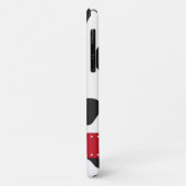 Kuhdruck, Kuhstrümpfe, schwarz-weiß, Monogramm Case-Mate iPhone Hülle (Hinten/Links)