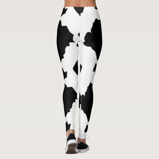 Kuhdruck Leggings (Rückseite)