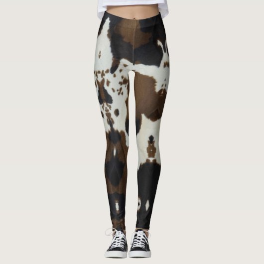 Kuhdruck Leggings (Vorderseite)