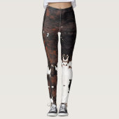 Kuhdruck Leggings (Vorderseite)