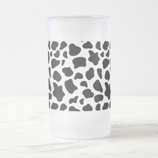 Kuhdruck Mattglas Bierglas (Mittel)