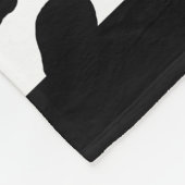 Kuhdruck Muster Fleece Blanket (Ecke)