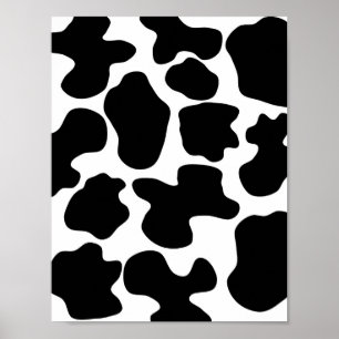 Kuhdruck-Muster Poster