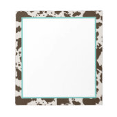 Kuhdruck Notizblock (Vorderseite)