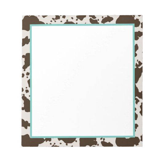 Kuhdruck Notizblock (Vorderseite)