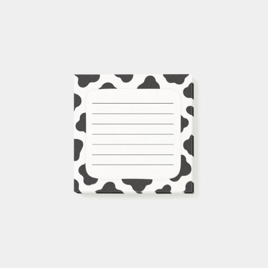 Kuhdruck Post-it Klebezettel (Vorderseite)