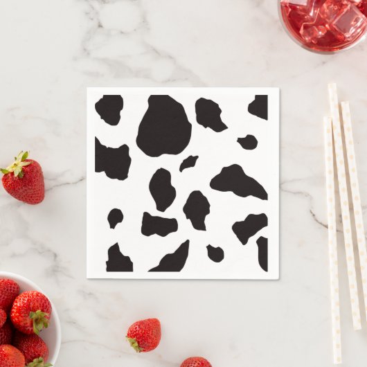 Kuhdruck Serviette (Beispiel)