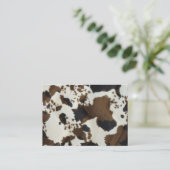 Kuhdruck Visitenkarte (Stehend Vorderseite)