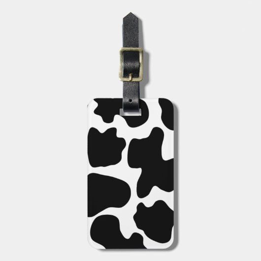 Kuhdruckmuster Gepäckanhänger (Vorderseite vertikal)