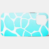 Kuhdruckmuster in Sky Blue Color Case-Mate iPhone Hülle (Rückseite (Horizontal))